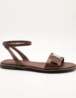 Sandalia Calvin Klein HW02367-GTW Chocolate de Mujer