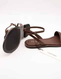 Sandalia Calvin Klein HW02367-GTW Chocolate de Mujer