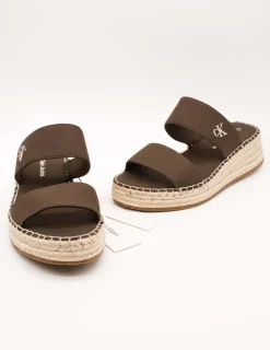 Sandalia Calvin Klein YW01704-GUH Rocky Brown de Mujer