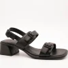 Sandalia Camper K201739-001 Kora Negro de Mujer