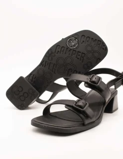 Sandalia Camper K201739-001 Kora Negro de Mujer