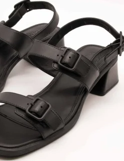 Sandalia Camper K201739-001 Kora Negro de Mujer