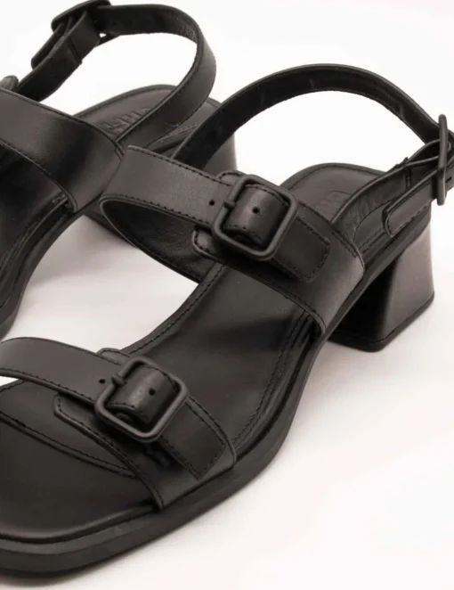 Sandalia Camper K201739-001 Kora Negro de Mujer