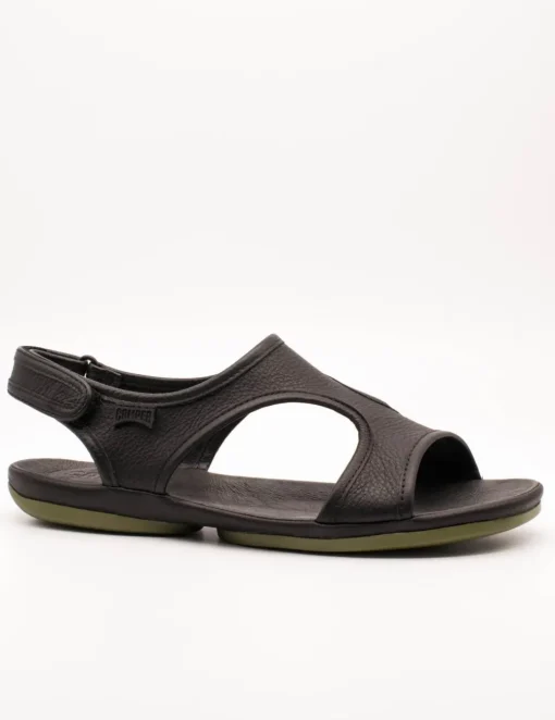 Sandalia Camper K201645-003 Right Negro de Mujer