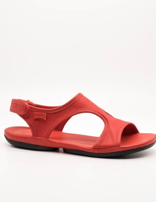 Sandalia Camper K201645-004 Right Rojo de Mujer