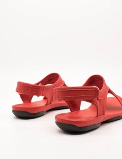 Sandalia Camper K201645-004 Right Rojo de Mujer