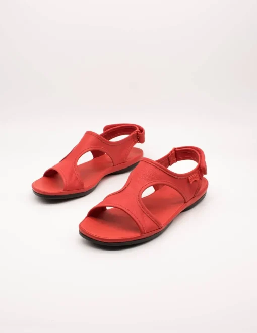 Sandalia Camper K201645-004 Right Rojo de Mujer