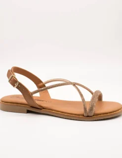 Sandalia Carla Tortosa 11569 Cristal Bronce de Mujer