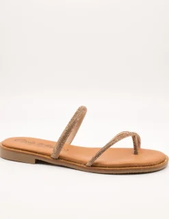 Sandalia Carla Tortosa 11568 Cristal Bronce