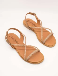Sandalia Carla Tortosa 11569 Cristal Bronce de Mujer