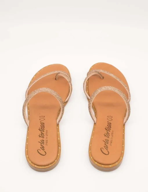 Sandalia Carla Tortosa 11568 Cristal Bronce