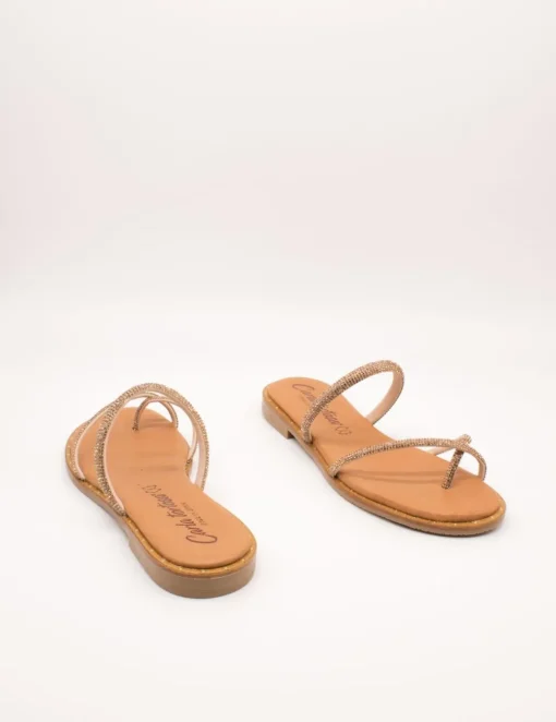 Sandalia Carla Tortosa 11568 Cristal Bronce