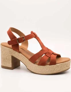 Sandalia Carla Tortosa 32403 Serraje Muskat de Mujer