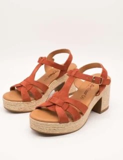 Sandalia Carla Tortosa 32403 Serraje Muskat de Mujer