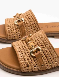 Sandalia Carmela 162366-01 Camel de Mujer