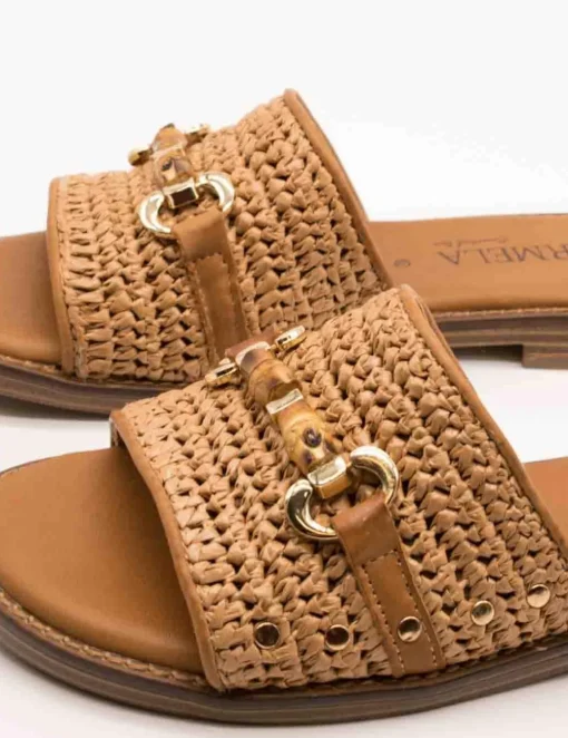 Sandalia Carmela 162366-01 Camel de Mujer