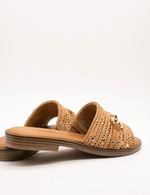 Sandalia Carmela 162366-01 Camel de Mujer