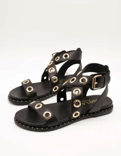 Sandalia Carmela 162389-01 Negro de Mujer