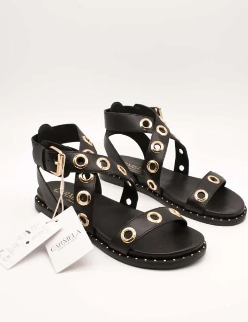 Sandalia Carmela 162389-01 Negro de Mujer