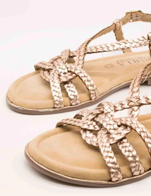 Sandalia Carmela 162388-02 Oro de Mujer