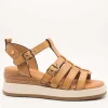 Sandalia Carmela 161390-01 Piel Camel de Mujer