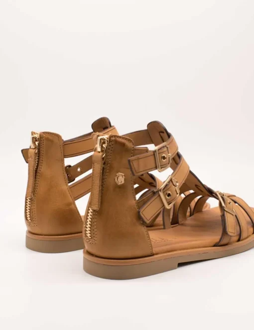 Sandalia Carmela 161397-01 Piel Camel de Mujer