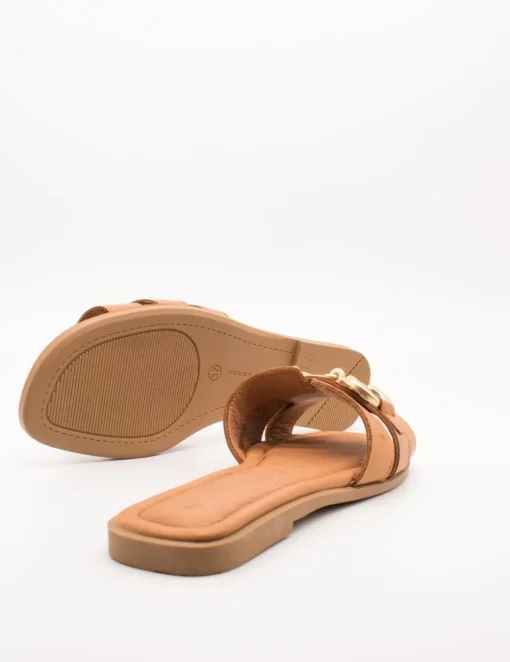 Sandalia Carmela 161570-03 Piel Camel de Muje