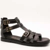 Sandalia Carmela 161397-03 Piel Negro de Mujer