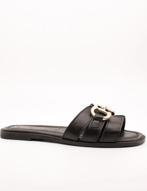 Sandalia Carmela 161570-02 Piel Negro de Mujer