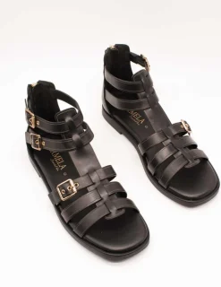 Sandalia Carmela 161397-03 Piel Negro de Mujer