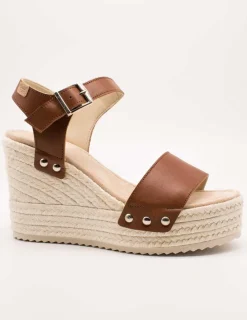 Sandalia Castell 2384 Retro Ciervo Panna de Mujer