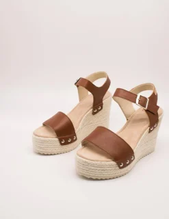 Sandalia Castell 2384 Retro Ciervo Panna de Mujer