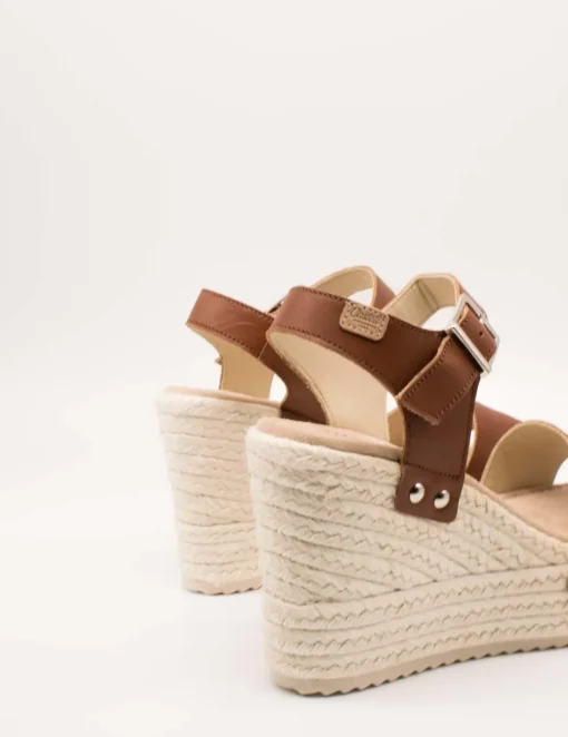 Sandalia Castell 2384 Retro Ciervo Panna de Mujer