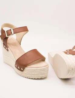 Sandalia Castell 2384 Retro Ciervo Panna de Mujer