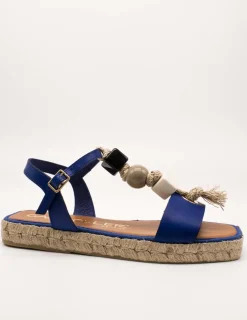 Sandalia Casteller 18-21-868 Vaqueta Electric Azul de Mujer