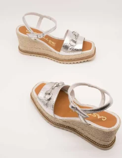 Sandalia Casteller 15-210-891 York Argento de Mujer