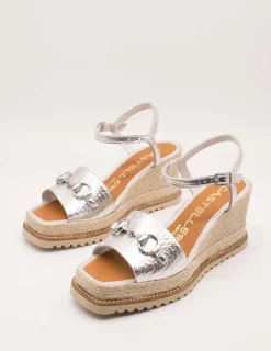 Sandalia Casteller 15-210-891 York Argento de Mujer