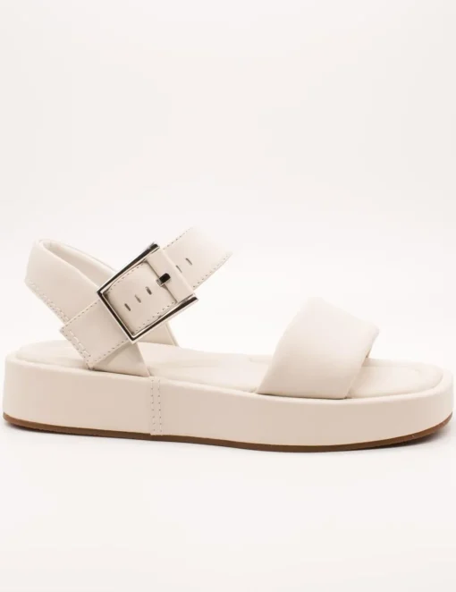 Sandalia Clarks 26176258 Alda Strap Off White de Mujer