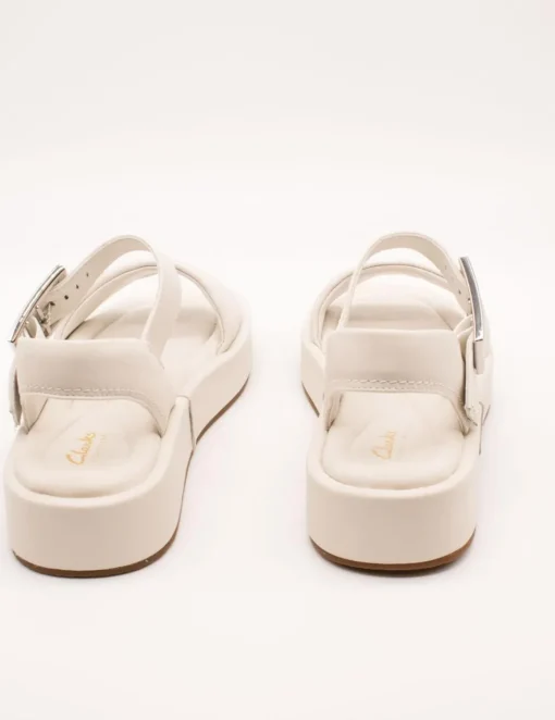 Sandalia Clarks 26176258 Alda Strap Off White de Mujer