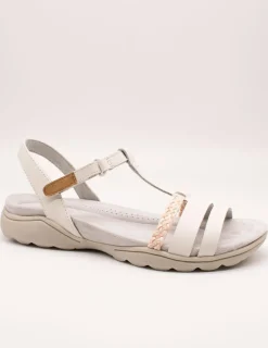 Sandalia Clarks 26171126 Amanda Tealite White Leath