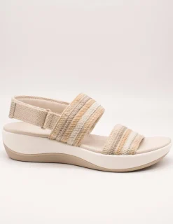 Sandalia Clarks 26177183 Arla Stroll Beige Combi