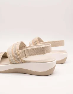 Sandalia Clarks 26177183 Arla Stroll Beige Combi