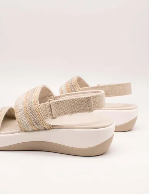 Sandalia Clarks 26177183 Arla Stroll Beige Combi