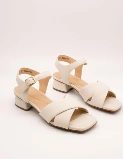 Sandalia Clarks 26181345 Serina35 Cross Cream de Mujer