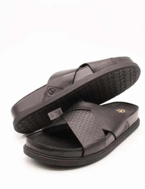 Sandalia Clarks 26181382 Torford Cross Black de Hombre