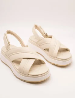 Sandalia Clarks 26181470 Tuscan Cross Cream de Mujer