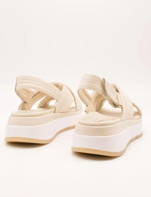 Sandalia Clarks 26181470 Tuscan Cross Cream de Mujer