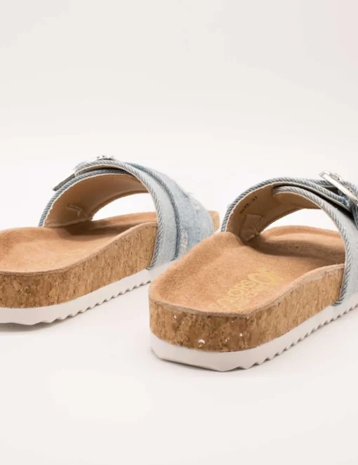 Sandalia Colors Of California BIO503 Denim de Mujer