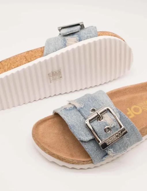 Sandalia Colors Of California BIO503 Denim de Mujer