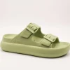 Sandalia Duuo Eva Curvi 04 Verde de Mujer